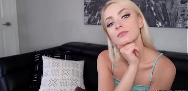  When Blonde Skinny Teen Sister Is Out Of Luck With Men, Brother Helps- Alice Pink